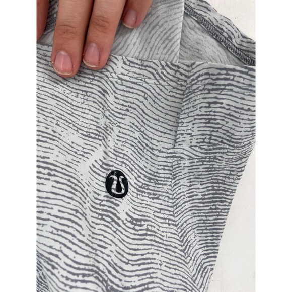 Lululemon Current State 9" Board Shorts in Mono Wave Ocean Air Rhino Grey Sz 38 - Picture 7 of 8